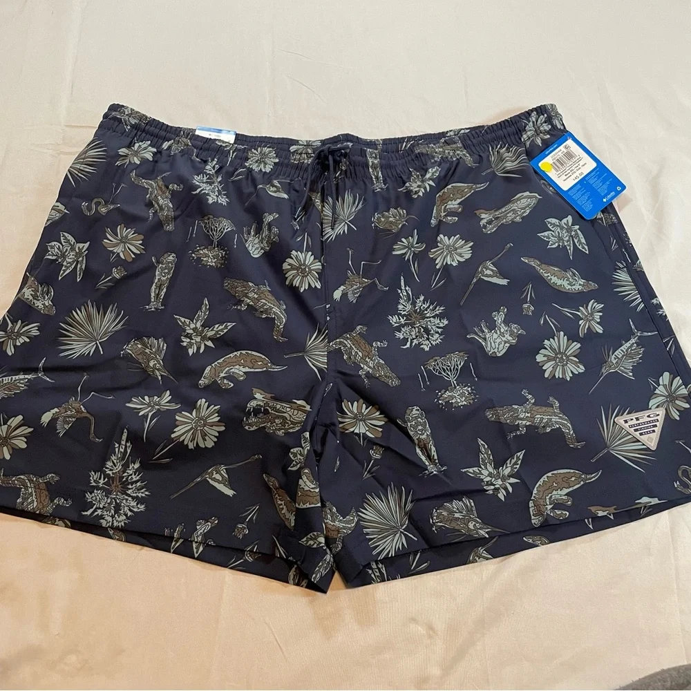 Columbia Aqua‎ and Navy Swim Trunks